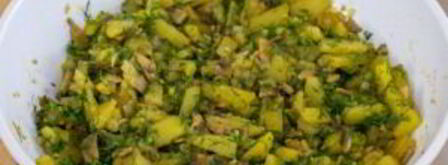 картофель, жаренный с грибами. Шаг 10