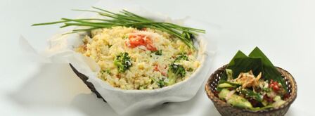 кхао пад пуу — жареный рис с крабом. Шаг 7