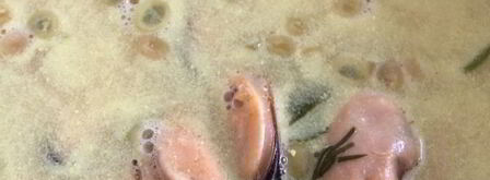 рис с соусом из мидий. Шаг 3