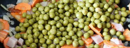 рис с зеленым горошком. Шаг 7