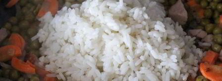 рис с зеленым горошком. Шаг 8