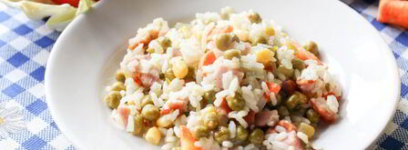 рис с зеленым горошком. Шаг 10