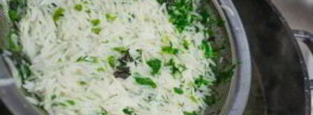рис с зеленью. Шаг 4