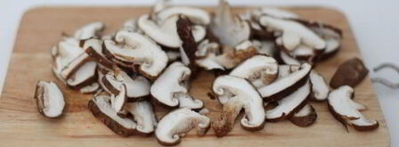 жареный рис с фасолью и грибами. Шаг 5