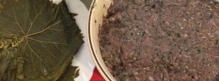 долма — голубцы в виноградных листьях. Шаг 3