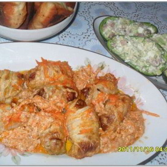 Рецепт голубцов из китайской капусты