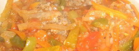 голубцы ленивые паровые под овощным соусом. Шаг 6