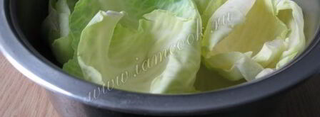 голубцы с курицей, свиной грудинкой и грибами. Шаг 7