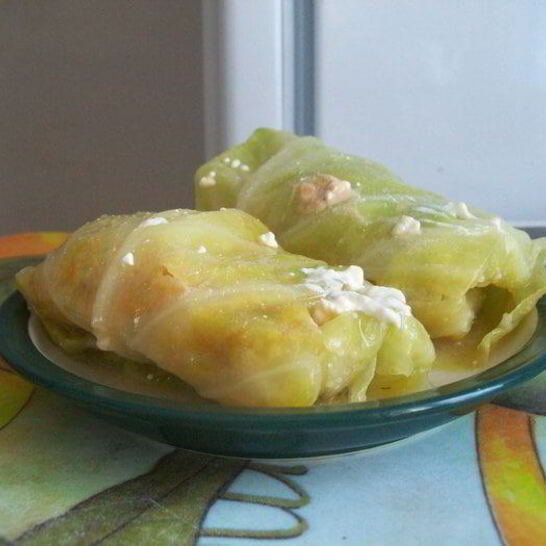 Рецепт горячих голубцов в сметане