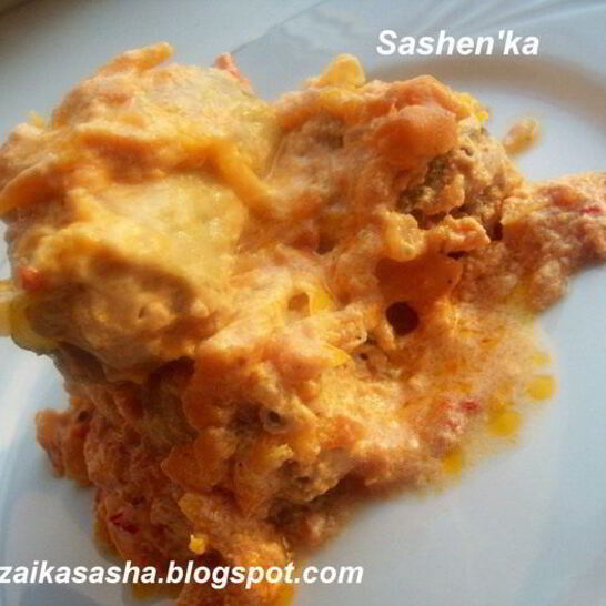 Рецепт мини-голубцов в одежке из кабачков