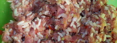 мини-голубцы в одежке из кабачков. Шаг 4