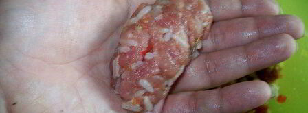 мини-голубцы в одежке из кабачков. Шаг 6