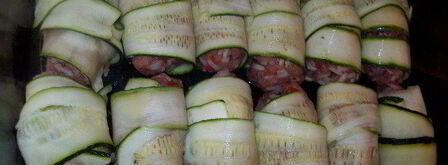 мини-голубцы в одежке из кабачков. Шаг 7