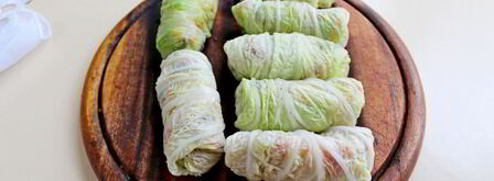 постные голубцы с рисом и грибами. Шаг 5