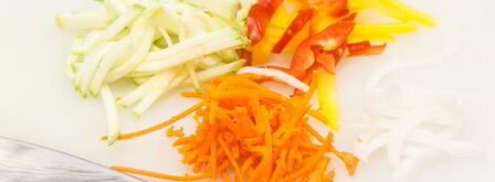 гречневая лапша с курицей терияки. Шаг 4