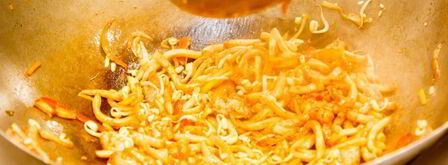 гречневая лапша с курицей терияки. Шаг 7