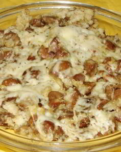 Белые грибы в сметане