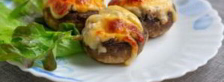 фаршированные шампиньоны шикарные. Шаг 12