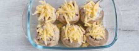 фаршированные шампиньоны шикарные. Шаг 10