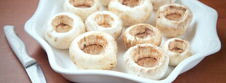 фаршированные шампиньоны. Шаг 6