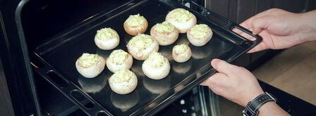 фаршированные шампиньоны. Шаг 8