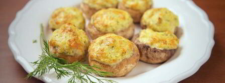 фаршированные шампиньоны. Шаг 9