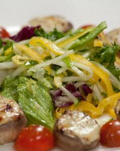 Фаршированные шляпки шампиньонов