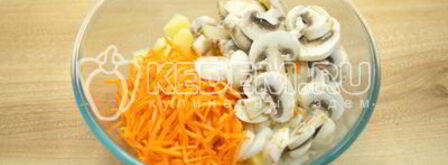 горшочки с грибами в духовке. Шаг 4