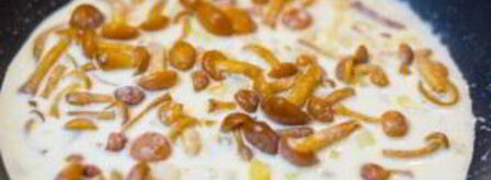 грибы лисички. Шаг 7