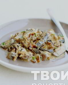 Грибы в сметане