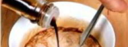 грибы в сухарях, с рисовой лапшой и салатом фризе. Шаг 7