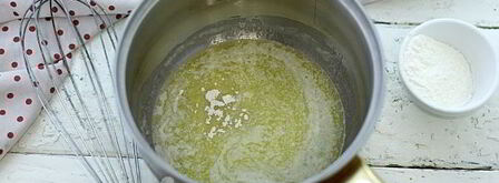 грибы запеченные с соусом бешамель. Шаг 7