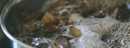 отварные лесные грибы. Шаг 4