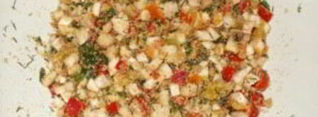 постные фаршированные грибы. Шаг 3