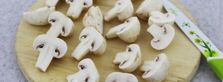 шампиньоны с болгарским перцем и пармезаном. Шаг 4