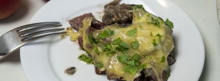 шампиньоны с колбасой. Шаг 8