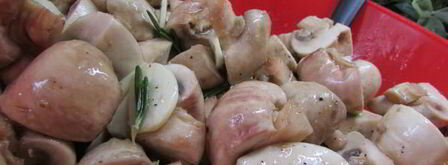 шампиньоны с розмарином и чесноком. Шаг 7