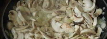 шампиньоны со сливками. Шаг 4