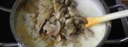 шампиньоны со сливками. Шаг 8