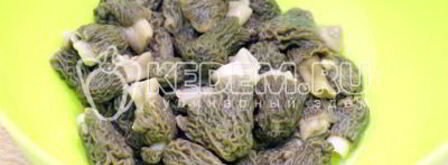 сморчки жареные с картофелем. Шаг 5