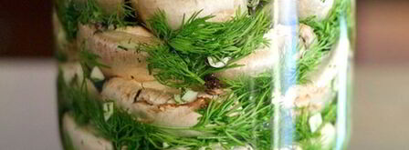 соленые шампиньоны. Шаг 5