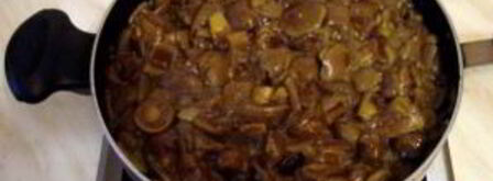 тушеные маслята. Шаг 4