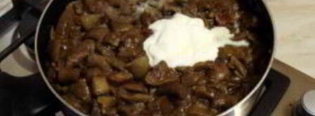 тушеные маслята. Шаг 5