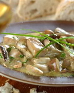 Тушеные подберезовики