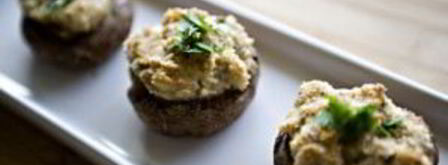 запеченные грибы с начинкой. Шаг 8