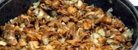 жареные маслята с картошкой. Шаг 7