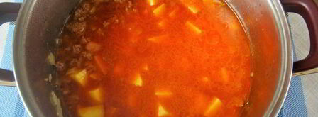 говяжий суп-гуляш. Шаг 4