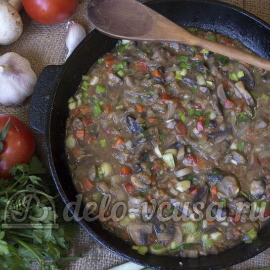 Рецепт грибного гуляша