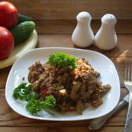 Рецепт гуляша из баклажанов