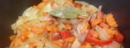 гуляш из филе индейки. Шаг 4